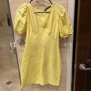 Yellow Zara mini dress sundress